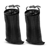 EcoNour 2 Pack Car Trash Bag | Washable Back Seat Hanging Bag with Elastic Opening & Easy Mount | Garbage Can with Waterproof Ox