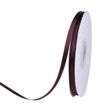 Ribest Burgundy Double Faced Satin Ribbon, 7/8 Inch 25 Yard Continuous Ribbon for Crafts Gift Wrapping Hair Bows Wedding Party D