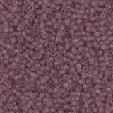 Miyuki Delica 11/0 Cylinder Seed Beads - Matte Tr Smoky Amethyst - DB0765 5 Grams