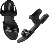 Shoetopia Girls Black Stylish Trending Flats,Black,3,B09NBM91JX