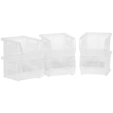 AkroMils 30210 AkroBins Plastic Storage Bins, SpaceSaving Stackable Bins to use for Garage Organization Bins, Food Storage Bin