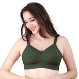 Trylo Riza Cottonfit Bra Combo Pack Olivegreen & Rose Gold 40 D - Cup - Pack Of-2,OLIVEGREEN & ROSE GO,40,B0DQKWYBLT