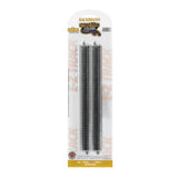 Bachmann Trains Snap Fit EZ Track 10 Straight Track (6/Card) Nickel Silver Rails Gray Roadbed N Scale
