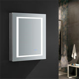 Fresca Spazio 24 Wide X 30 Tall Bathroom Medicine Cabinet W/Led Lighting & Defogger
