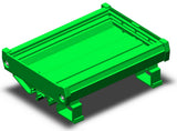Gaurang DIN Rail Mounting Carrier for 72/73mm Wide PCB Housing Bracket DIN Rail PCB Adapter Circuit Board Holder Carrier Rails D
