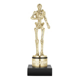 Halloween Best Costume Skeleton Trophy for Halloween Skull Party Favor Prizes, Gold Bones Game Awards, Costume Contest Event Tro