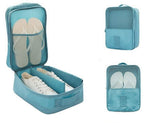 Rahas Double Layer Portable Shoes Storage Bag,Shoe Pouch For Travelling/Storage, Footwear Organiser Pouch Bag For Travelling And