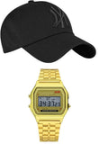 Selloria Brand Cotton Cap And Black Sunglass For Unisex Outdoor And All Activities |Free Size With Adjustable Metal Buckle |Sun