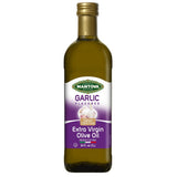 Mantova Garlic Extra Virgin Olive Oil (EVOO) - Cold-Pressed, Premium Quality, Imported from Italy - Perfect for Topping Salads,
