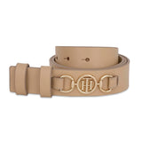 Tommy Hilfiger Kushina Women Casual Leather Belt Beige, L 85Cm