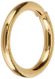Beadalon 144Piece 6MM Jump Ring, Nickel Free Gold Plate