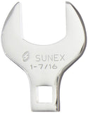 SUNEX TOOLS 97742A 1/2 Dr. 17/16 Jumbo Crowfoot Wrench CRV
