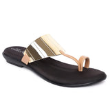 Ortho Joy Fancy Doctor Slippers | Stylish Chappal For Women | Comfortable Flat Sandals For Women,Beige,8,B09YMBJFN1