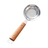 ECOMISTIQ Fine Mesh Strainer Wooden Handle Wire Sieve for Food Tea Kitchens Gadget Tool 25.3x9.4cm | Colanders, Strainers & Sift