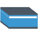 Ashley Productions Cut-Out Window Blue Trakker Reading Guide, 3-3/4 x 7-1/4, Pack of 12