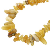 BEADIA Natural Yellow Opal Irregular Teardrop Stone Beads 0.4-1.2 Loose Semi Gemstone Beads for Jewelry Making 15 Inch/Strand