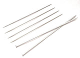 HimmuS Fashion Hub Aluminium Special Knitting Needle Combo No 6 Single Sided, Pair Of 2 (Dia5.00Mm) (Length25Cm) And No 12 Do