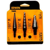 IRWIN Step Drill Bit Set, 3Piece (10502ZR)