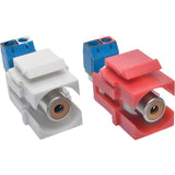 Eaton Tripp Lite Series Rca Female Audio To Screw Terminal Keystone Jack Kit, Re