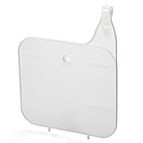 Front Number Plate Plastic White Compatible with Honda CR125 CR125R CR250 CR250R CR500 CR500R XR200 XR200R 1985-1999 61136-ML3-8