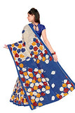 Tamaira Fashion Womens Plain Cotton Saree (2158_Blue)