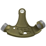 Deltana HPA69U5 Hinge Mounted Adjustable Solid Brass Hinge Pin Stop, Antique Brass
