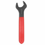 HARFINGTON Single Open End Wrench 22mm Metric 15 Degree Offset Angle U-Shaped Open Ended Spanner Small Flat Head Blackening Wren