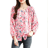 Toplot Women Shirt || Tops For Women || Western Tops For Woman Stylish || Trendy Tops || Oversized (Printed-Top-5233-Red-L),Red,,B0FBLV6ZT5