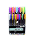 Eclet Neon Colour Pen Set 12 Pcs Bright Fluorescent Writing Pens, Gel Pen Pack for School Notes Drawing Highlighting Craft Proje