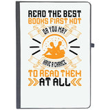 Udnag Ruled Notebook Diary Reading | Read The Best Books First, Or You May Not Have A Chance To Read Them At All, [A5 80Pages