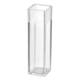 Globe Scientific 111137 Polystyrene Square Spectrophotometer Cuvette, 4 Clear Sides, 4.5mL Capacity (Case of 500)