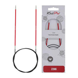 KnitPro Zing Fixed Circular Needles 32 (80cm) | US Size 1.5 (2.5mm)