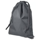 Rensare Bag, Check Pattern, Black, 100% Recycled Polyester, 30X40 Cm, 8 L, For Travel Organisation