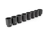TEKTON 1/2 Inch Drive Deep 6-Point Impact Socket Set, 8-Piece (1-9/16-2 in.) | SID92005