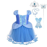 Dressy Daisy Princess Costumes Birthday Fancy Halloween Xmas Party Dresses Up for Toddler Girls with Accessories Size 4T