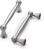 khtumeware 10 Pack 3-1/2 Inch(89mm) Brushed Satin Nickel Cabinet Pulls Kitchen Cabinet Handles Cabinet Hardware for Cupboard Dra