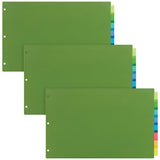 Avery Dividers for 3 Ring Binders, 8Tab Binder Dividers, 11 x 17 Plastic Binder Dividers, Insertable Big Tabs, Multicolor, 3