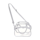 Enakshi Transparent Shoulder Bag Pvc Waterproof Handbag For Outdoor Workplace Hiking Gray|Clothing, Shoes & Accessories | Womens