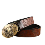 Mastyle MenS Adjustable Belt With Fashion Alloy Buckle For Casual