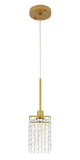 Living District Indoor Modern Home Decorative Bright Ceiling Taylor 1 Light Brass Pendant