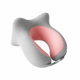 Heavenglow Office Rest Pillow Ergonomic Design UShaped Neck Pillow Viscoelastic Foam Neck Support Breathable Textile Portable,