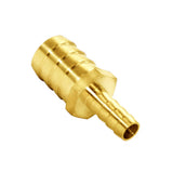Joywayus Brass Reducer Hose Barb Fitting 5/16 to 5/8 Reduce ID Splicer, Hex Union Brass Fitting Reducing Water/Fuel/Air