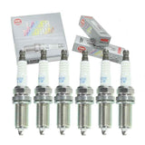 6 pc NGK Laser Iridium Spark Plugs compatible with Toyota 4Runner 4.0L V6 2003-2013