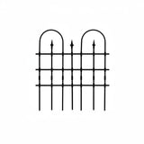 Ecomistiq Weather Resistant Climbing Plant Trellis LongLasting Metal Ornamental Yard Fence Iron Fence Panel Heavy Duty, 90120C