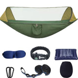 Camping Hammock with Mosquito Net - Portable Travel Hammock Bug Net - Camping Equipment - Hammock Tent for Outdoor Hiking Campin