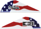 Bohning True Color Blazer Vane, 2Hunting, 3D, Vane, American Flag, 100pk