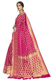 Glory Sarees Womens Kanchipuram Art Silk Saree With Blouse Piece (Kara115Rani_Rani)