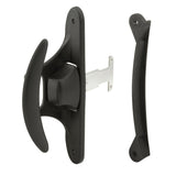 Prime-Line A 215 4-3/16 In., Black Plastic, Sliding Screen Door Handle, fits Bay Mills Doors (Single Pack)