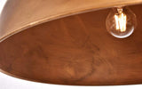 Elegant Lighting Ld6013D20 Merce Single Light 20 Wide Pendant With An Aluminum, Manual Brass