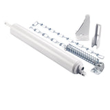 Ideal Security BK8730 Heavy Pneumatic Storm and Screen Door Closer with Wind Chain, White
